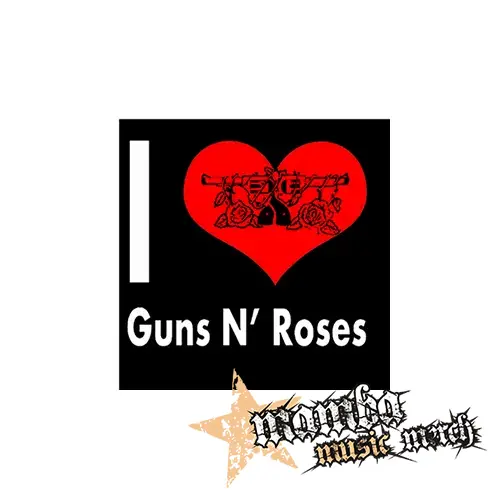 I LOVE GUNS N ROSES 2 - Podložka pod pohár