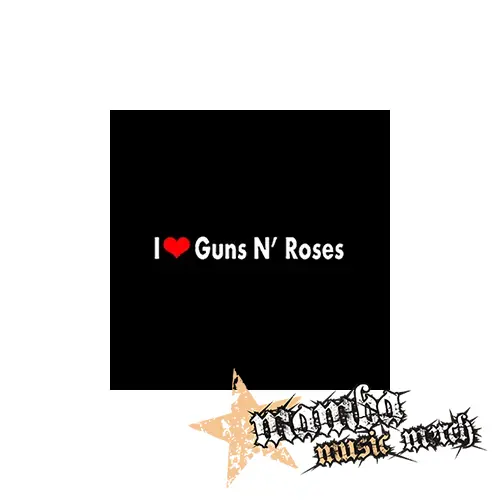 I LOVE GUNS N ROSES - Podložka pod pohár