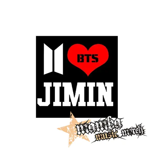 I LOVE JIMIN - Bangtan Boys - Podložka pod pohár