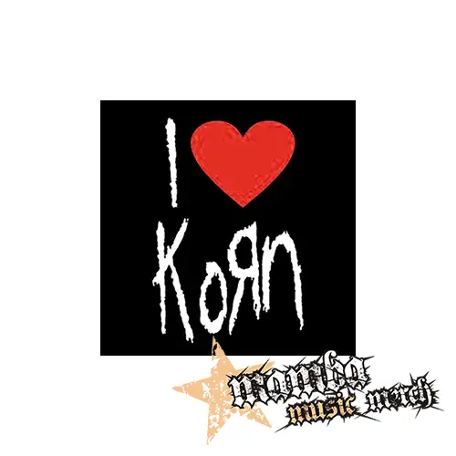 I LOVE KORN - Podložka pod pohár