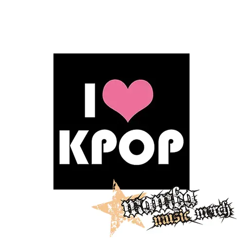 I LOVE K-POP - Podložka pod pohár