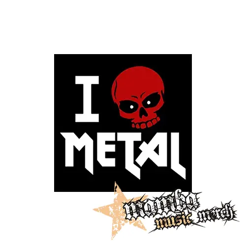I LOVE METAL - Podložka pod pohár