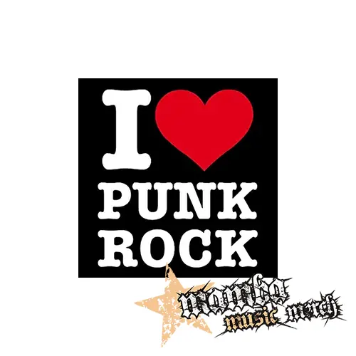 I LOVE PUNKROCK - Podložka pod pohár