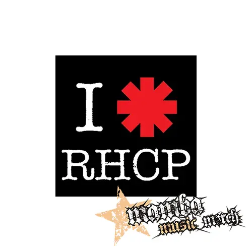 I LOVE RED HOT CHILI PEPPERS - Podložka pod pohár