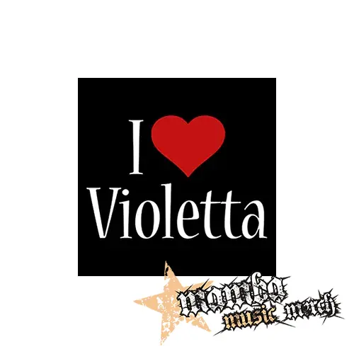 I LOVE VIOLETTA - Podložka pod pohár