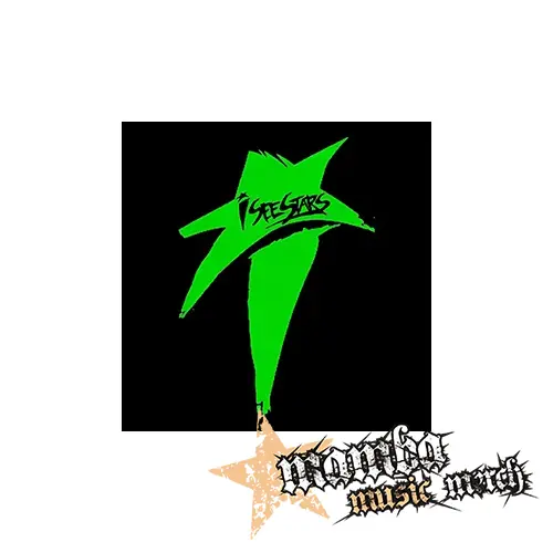I SEE STAR - Green Star - Podložka pod pohár