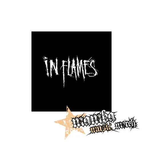 IN FLAMES - Logo - Podložka pod pohár