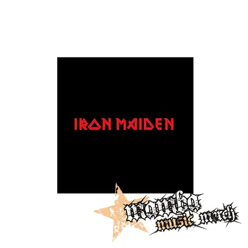 IRON MAIDEN - Red Logo - Podložka pod pohár