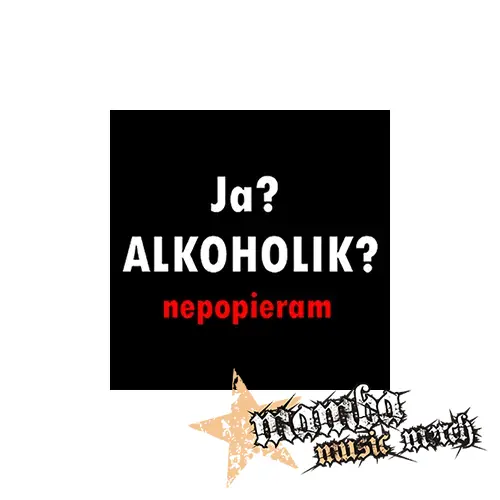 JA ALKOHOLIK - Podložka pod pohár