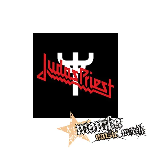 JUDAS PRIEST - Classic Logo Cross Symbol - Podložka pod pohár