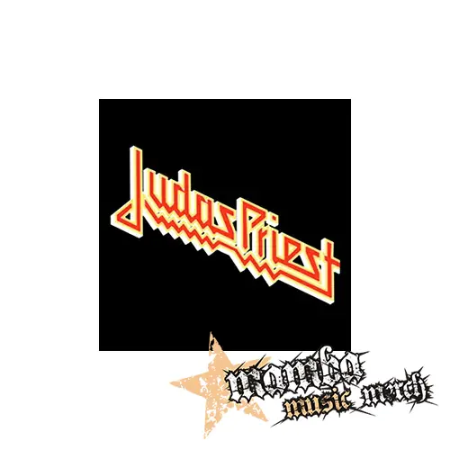 JUDAS PRIEST - Orange Yellow Classic Logo - Podložka pod pohár