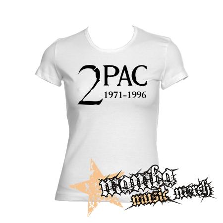 2 PAC - 1971-1996 - biele dámske tričko