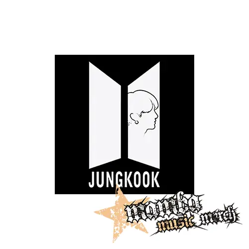 JUNGKOOK - BTS Logo & Portrait - Podložka pod pohár