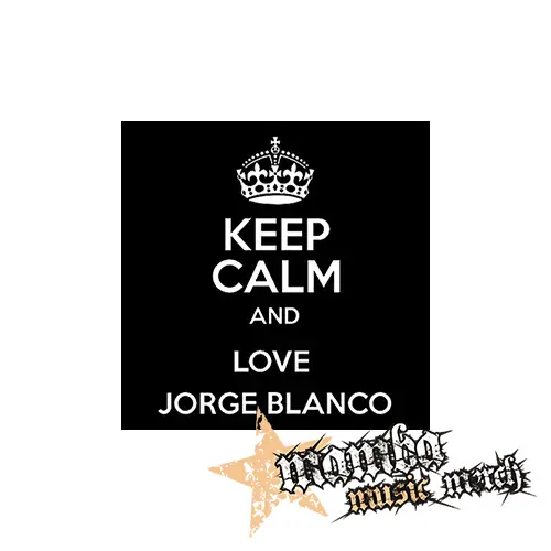 KEEP CALM AND LOVE JORGE BLANCO - Podložka pod pohár