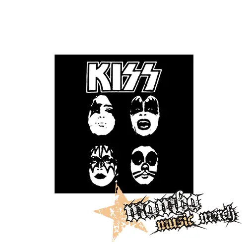 KISS - Band Four Faces - Podložka pod pohár