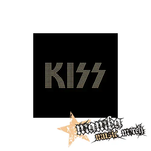 KISS - Gold Logo - Podložka pod pohár