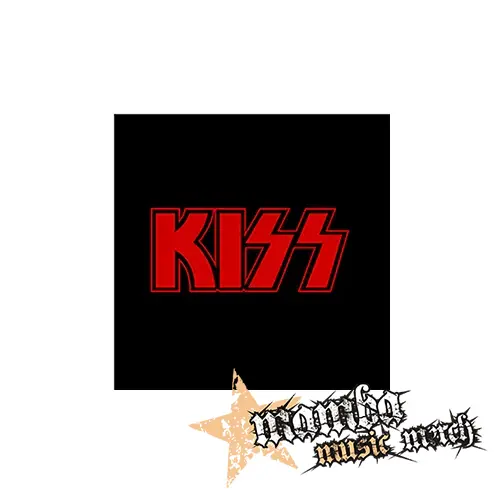 KISS - Red Logo - Podložka pod pohár