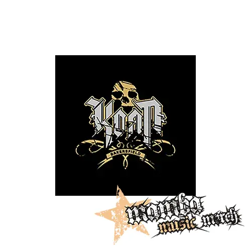 KORN - Logo Crest Bakersfield Gold - Podložka pod pohár