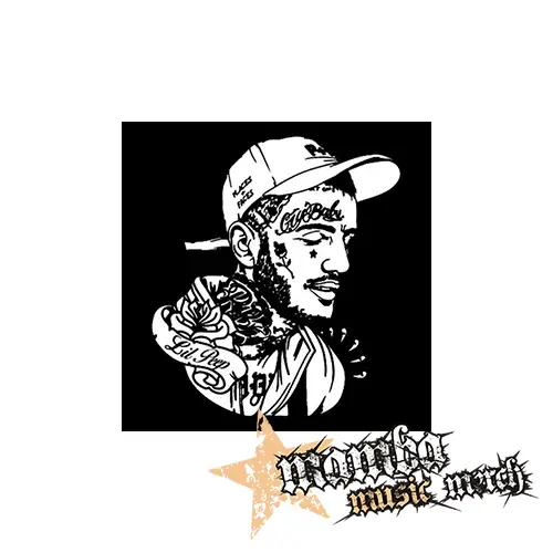 LIL PEEP - Cry Baby Portrait - Podložka pod pohár