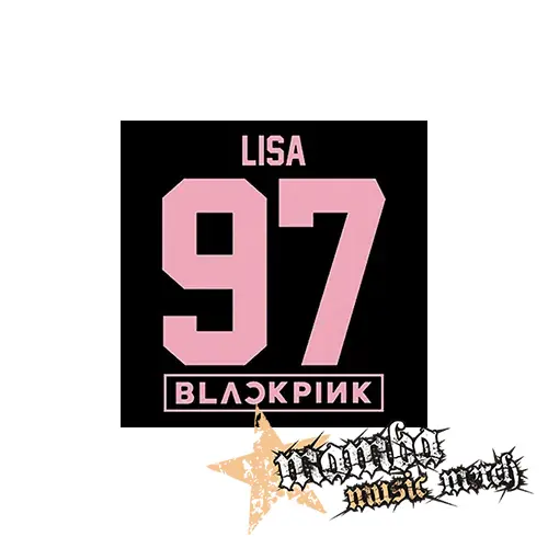 LISA 97 - BLACKPINK - Pink Number Years - Podložka pod pohár