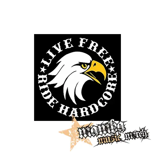 LIVE FREE RIDE HARDCORE EAGLE - Podložka pod pohár