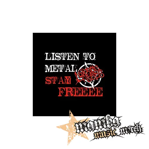 LUNATIC GODS - Listen To Metal Stay Free Motive 1 - Podložka pod pohár