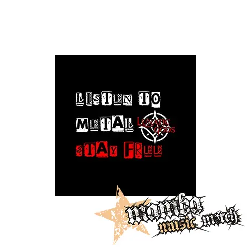 LUNATIC GODS - Listen To Metal Stay Free Motive 3 - Podložka pod pohár