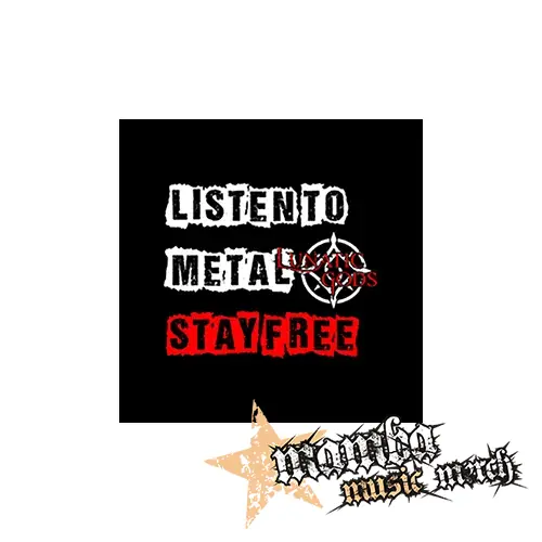 LUNATIC GODS - Listen To Metal Stay Free Motive 4 - Podložka pod pohár