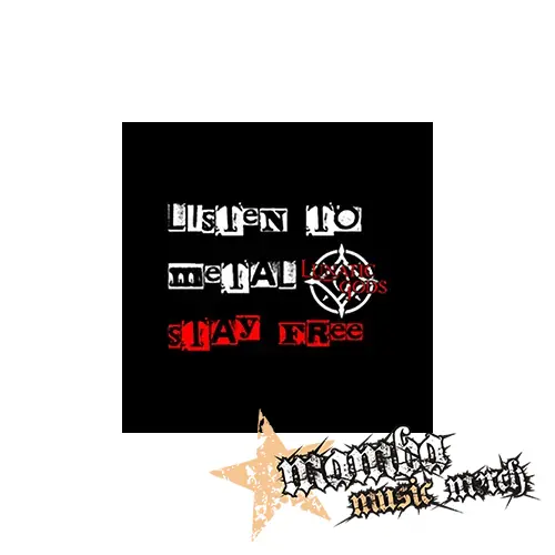 LUNATIC GODS - Listen To Metal Stay Free Motive 5 - Podložka pod pohár