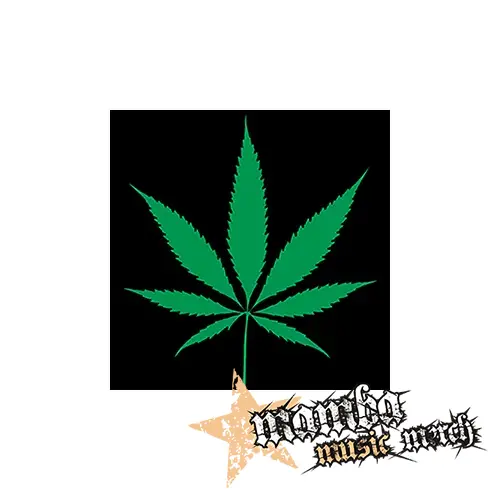 MARIHUANA - Green Leaf - Podložka pod pohár