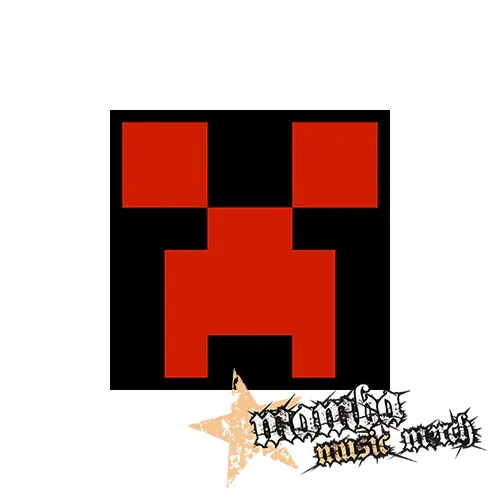 MINECRAFT - Red Creeper - Podložka pod pohár