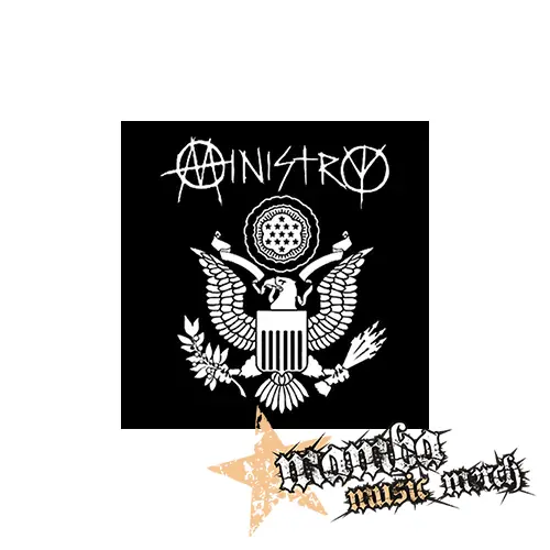 MINISTRY - Eagle Seal na ČIERNE - Podložka pod pohár