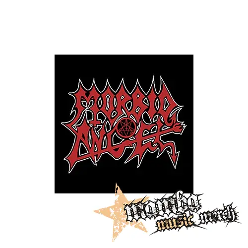 MORBID ANGEL - Logo Red White - Podložka pod pohár