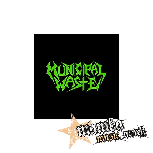 MUNICIPAL WASTE - Logo Green - Podložka pod pohár