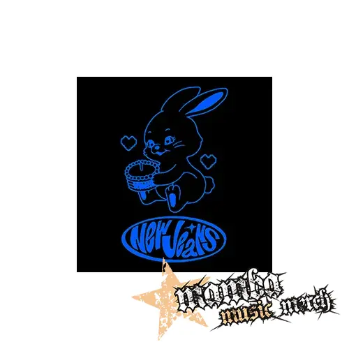 NEWJEANS - Logo & Bunny - Podložka pod pohár