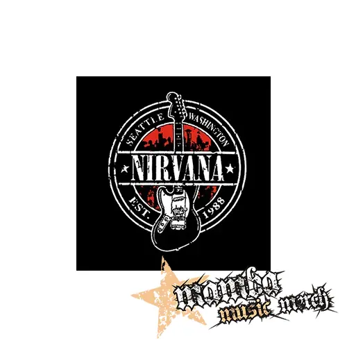 NIRVANA - Since 1988 na ČIERNE - Podložka pod pohár