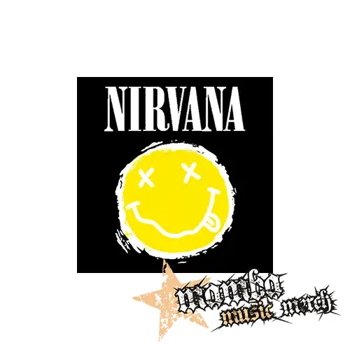 NIRVANA - Yellow Black Smile - Podložka pod pohár