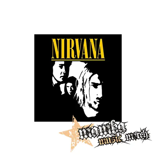 NIRVANA - Yellow Logo Band - Podložka pod pohár