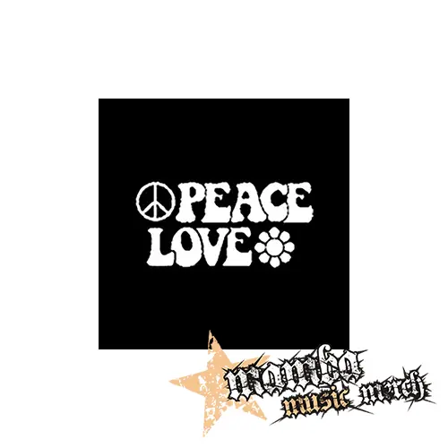 PEACE LOVE - Podložka pod pohár
