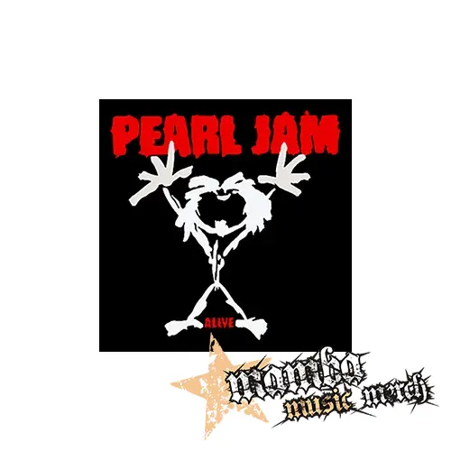 PEARL JAM - Alive Red Black - Podložka pod pohár