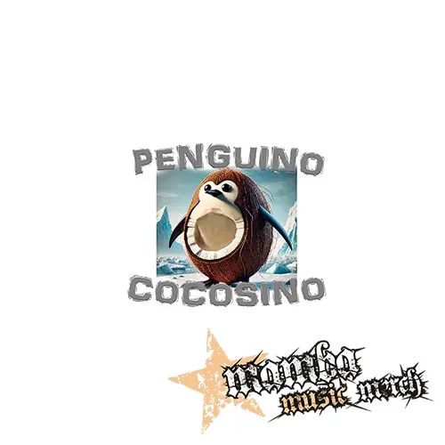 PENGUINO COCOSINO na BIELE - Podložka pod pohár