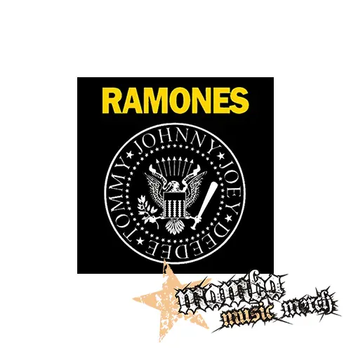 RAMONES - Yellow Logo White Symbol - Podložka pod pohár