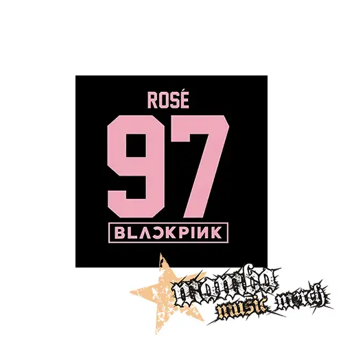 ROSÉ 97 - BLACKPINK - Pink Number Years - Podložka pod pohár