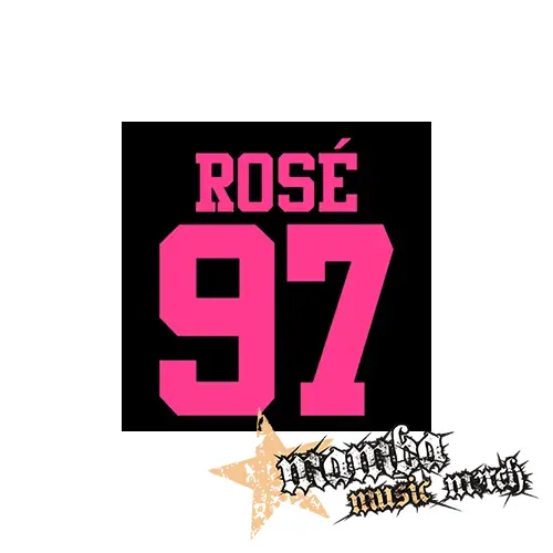 ROSÉ 97 - Pink Logo - Podložka pod pohár