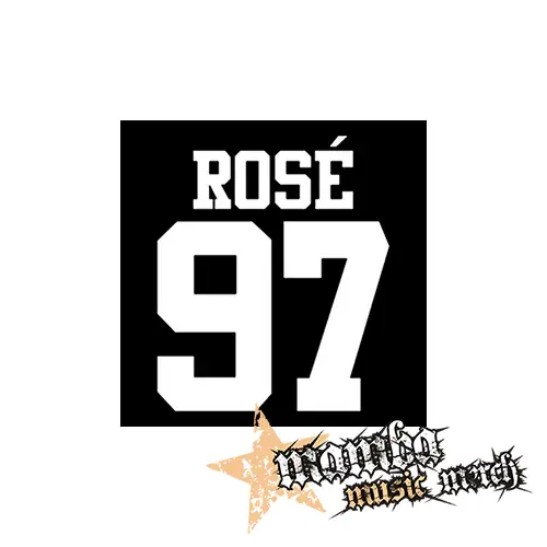 ROSÉ 97 - White Logo - Podložka pod pohár