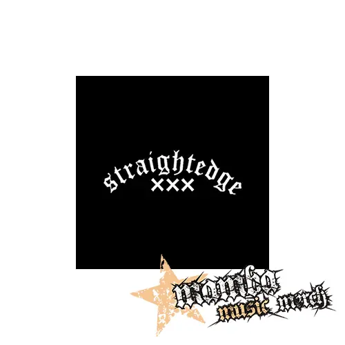 STRAIGHTEDGE - Logo - Podložka pod pohár