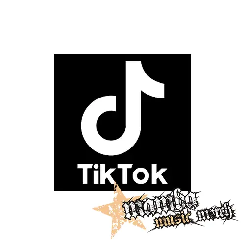 TIK TOK - Logo - Podložka pod pohár