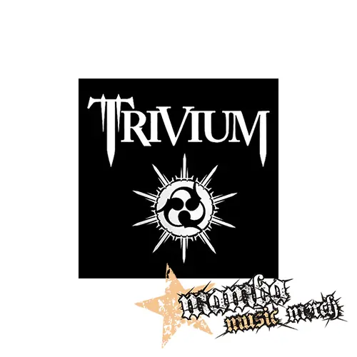 TRIVIUM - White Logo - Podložka pod pohár
