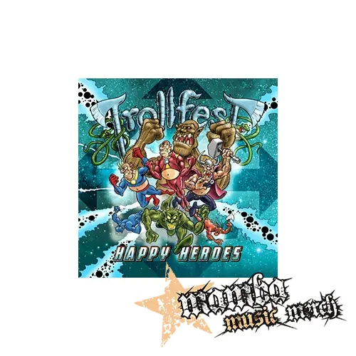 TROLLFEST - Happy Heroes - Podložka pod pohár