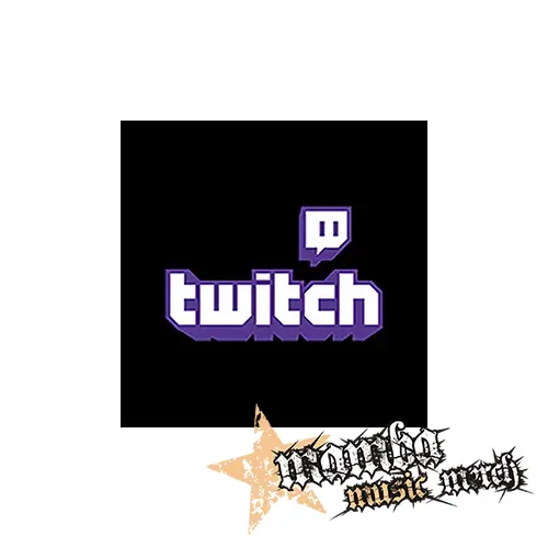 TWITCH - Purple Logo Sign - Podložka pod pohár